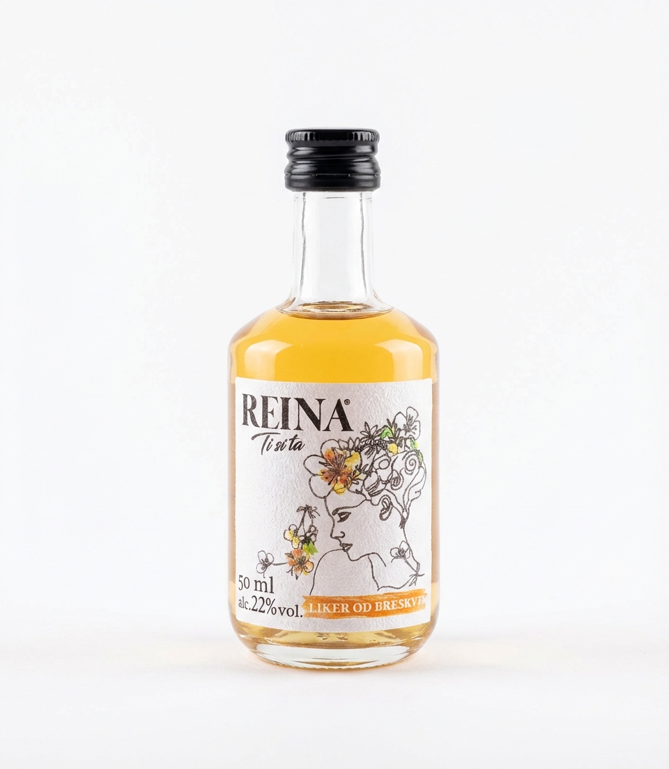 REINA Liker od Breskve 50ml - Mini pakovanje